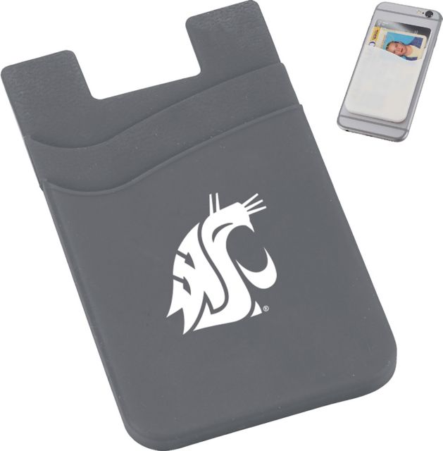 Washington State University Silicone Card Wallet