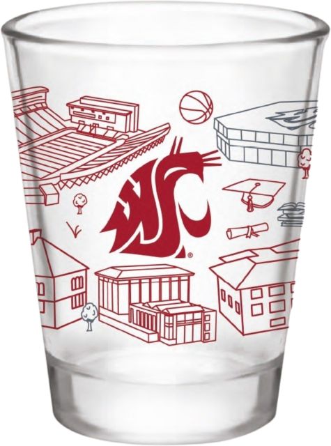 Washington State University 2 oz. Collector Glass