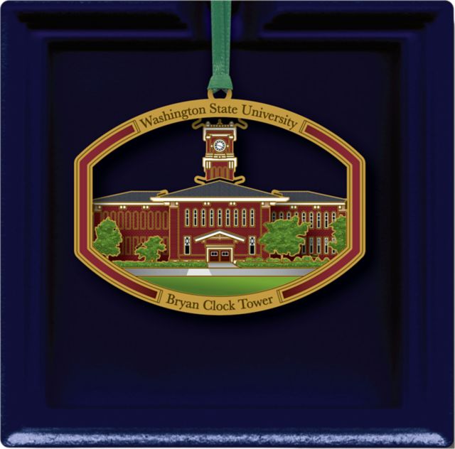Washington State University Brass Ornament