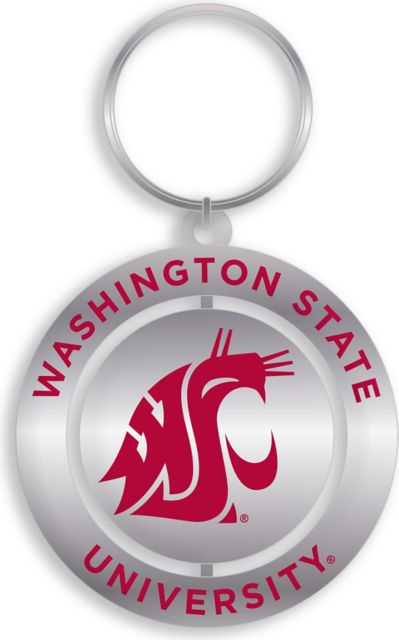 Washington State University Cougars Spinner Key Tag
