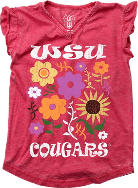 Washington State University Cougars Toddler Girl's Short Sleeve T-Shirt