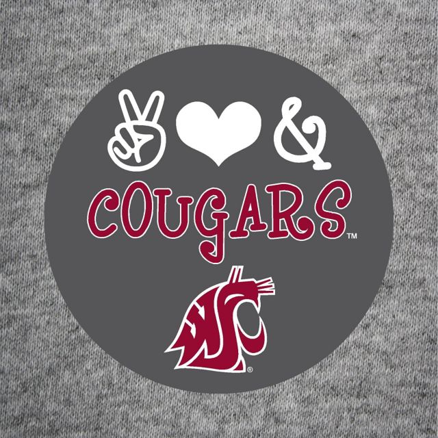 Washington State University Cougars 3'' Single Button