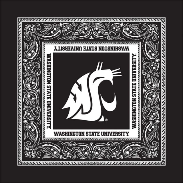 Washington State University Cougars 22x22 Bandana