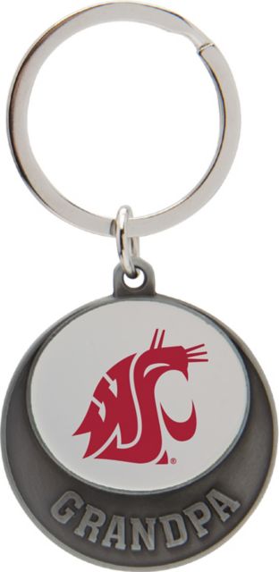 Washington State University Grandpa Keychain