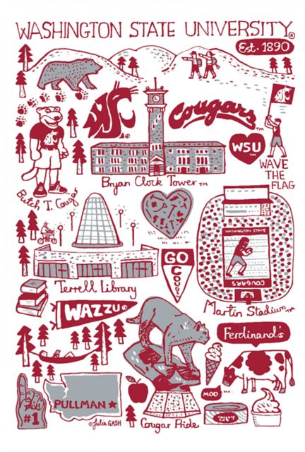 Washington State University 12x18 Poster