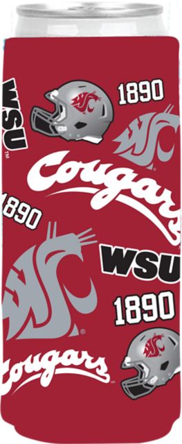Washington State University Cougars Slim Can Coozie