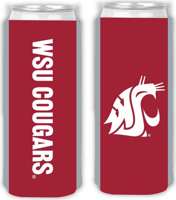 Washington State University Cougars Slim Can Coozie