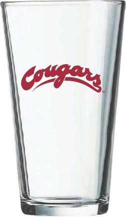 Washington State University Cougars 16 oz. Drink Glass