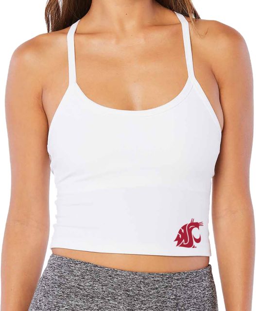 Washington State University Beyond Yoga Spacedye Slim Cropped Tank:  Washington State University