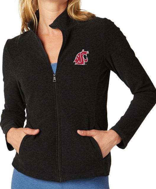 Washington State University Beyond Yoga Spacedye On The Go Mock Neck Jacket