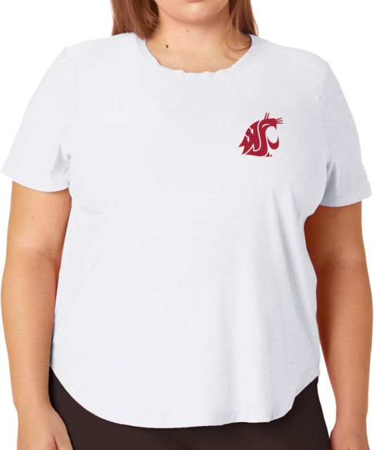 Washington State University Beyond Yoga Featherweight On The Down Low Tee - Plus Size