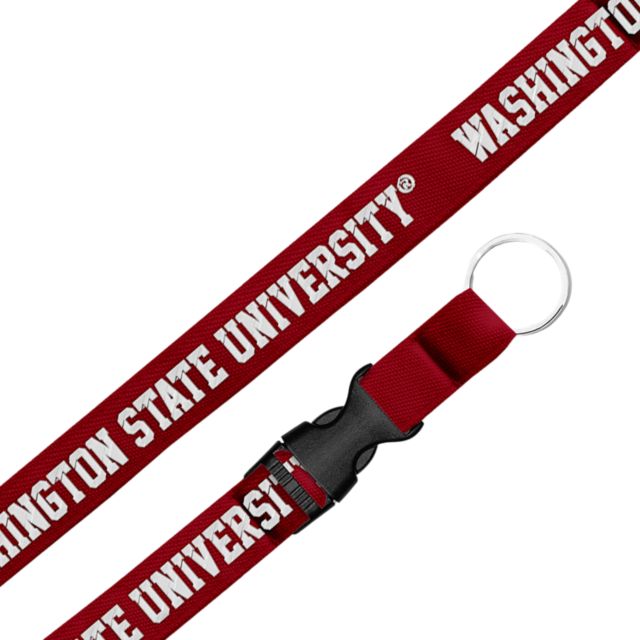 Washington State University .75 Woven Lanyard
