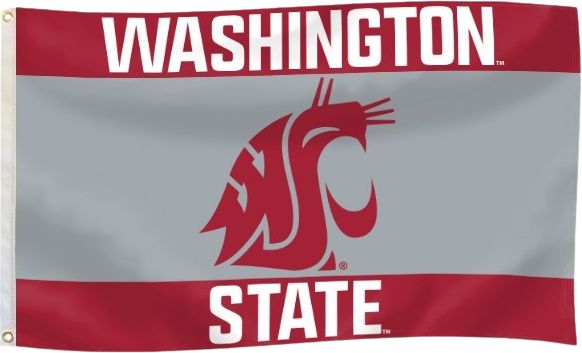 Washington State University Cougars 3' x 5' Durawave Flag
