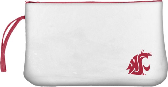 Washington State University Clear Wristlet