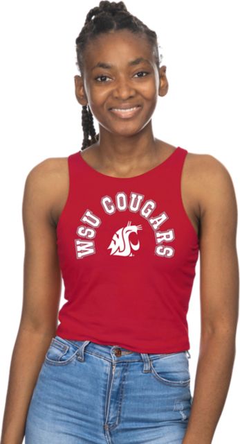 Washington State University Cougars Women's Cropped Tank Top