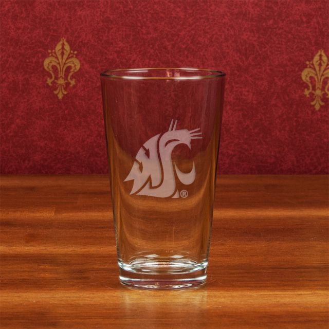Washington State University 16 oz. Mixing Glass