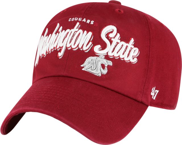 Washington State University Women's Cleanup Adjustable Cap