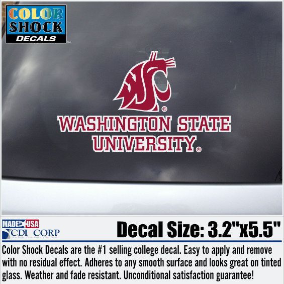 Washington State University Cougars Decal