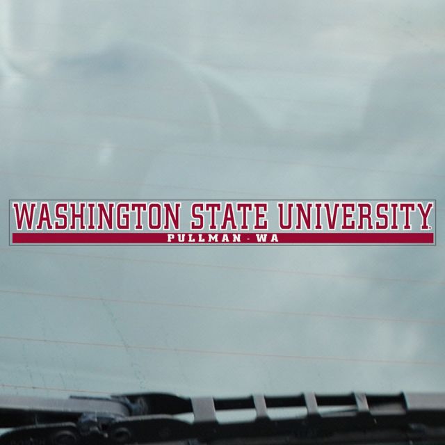 Washington State University Strip Decal