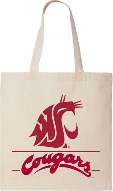 Washington State University 15 x 16 Canvas Tote Bag