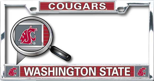 Washington State University Cougars License Plate Frame