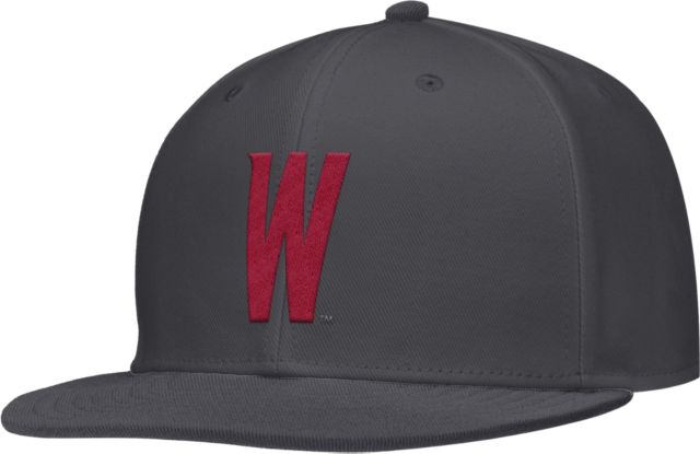 Washington State University Flat Brim Snapback Cap