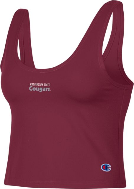 Washington State University Women's Cougars Cropped Tank Top