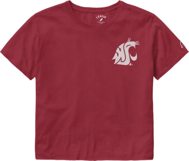 Washington State University Cougars Women's Cropped Short Sleeve T-Shirt