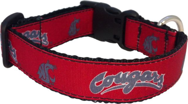 Washington State University Cougars Dog Collar