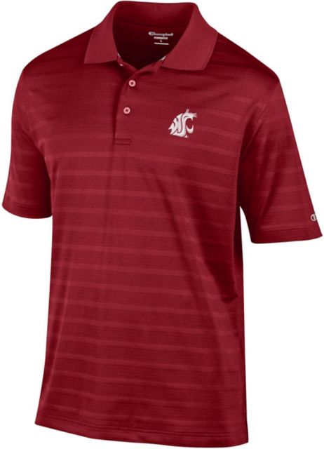Washington State University Textured Solid Polo - ONLINE ONLY