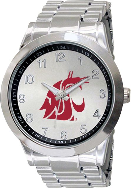 Washington State University 44mm Men's Stainless Steel Watch