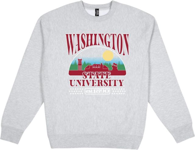 Washington State University Heavy Weight Crewneck Sweatshirt - ONLINE ONLY