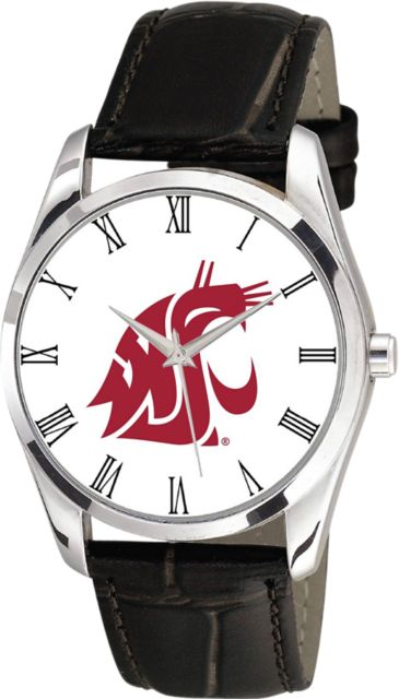 Washington State University 26mm Ladies Leather Watch
