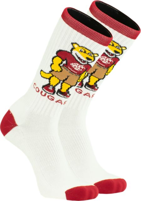 Washington State University Cougars Crew Socks
