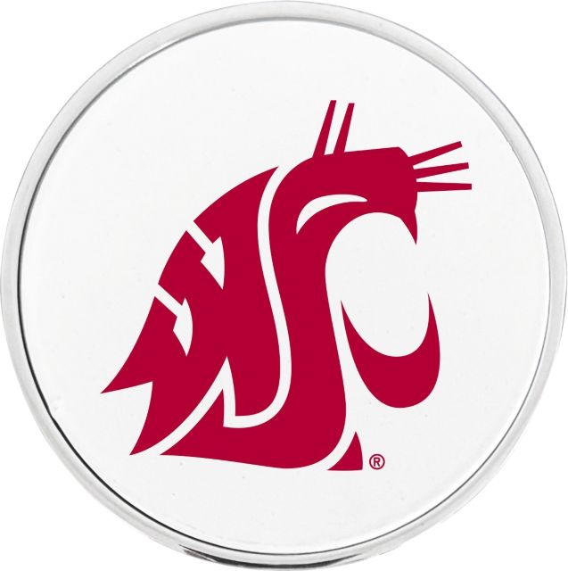 Washington State University Cougars Circle Adhesive Emblem