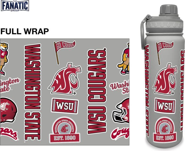 Washington State University 24 oz. Full Wrap Bottle