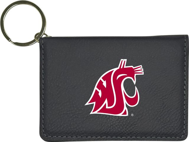 Washington State University Cougars Leather ID Holder
