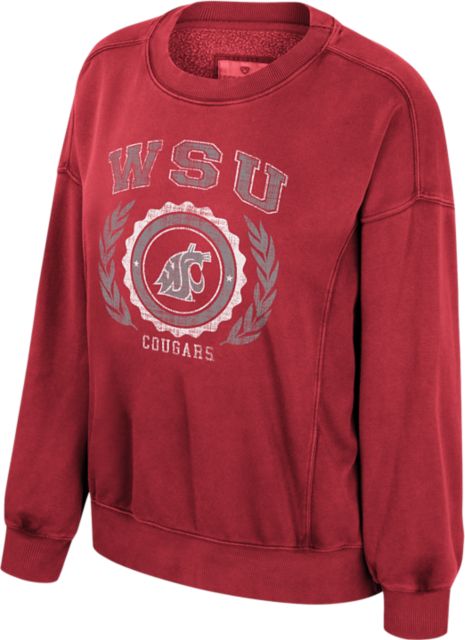 Washington State University Cougars Girl's Night Oversized Crewneck Sweatshirt