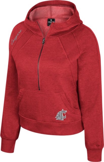 Washington State University Precipice 1/2 Zip Fleece Hoodie