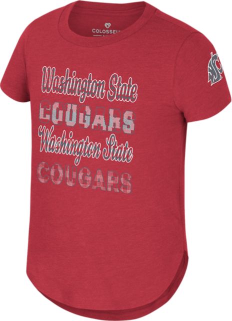 Washington State University Cougars Youth Girls Short Sleeve T-Shirt