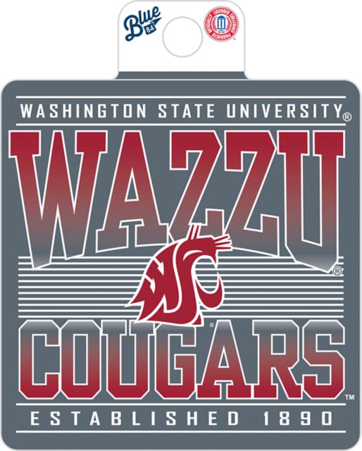 Washington State University Cougars Full Size Sticker