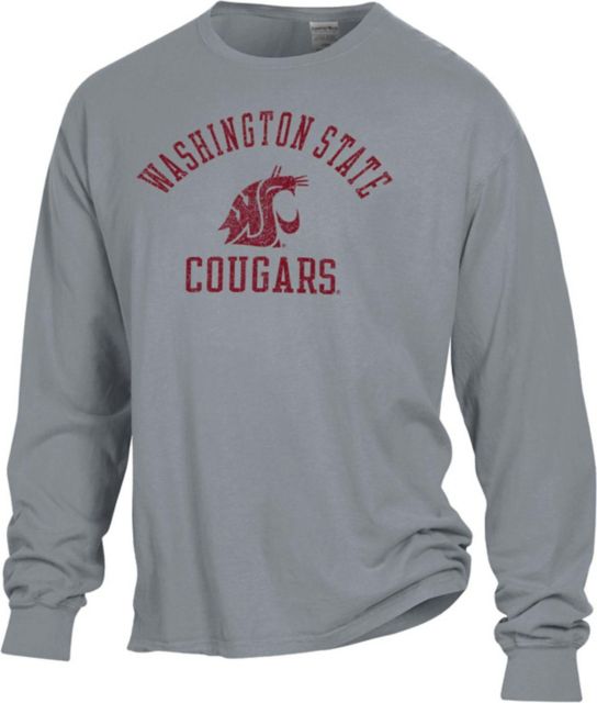 Washington State University Cougars Garment Dyed Long Sleeve Tee - ONLINE ONLY