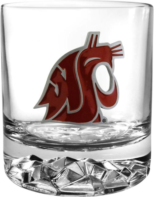 Washington State University Round Glass