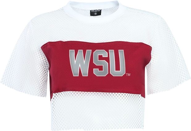 Washington State University Women's Cropped Short Sleeve T-Shirt