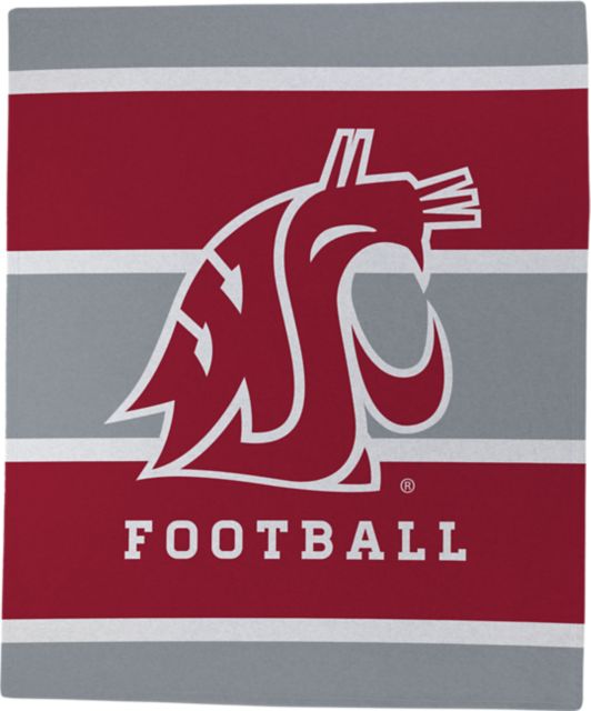 Washington State University 50x60 Cougars Football Blanket
