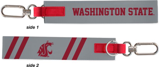 Washington State University Cougars Carabiner Strap Keychain