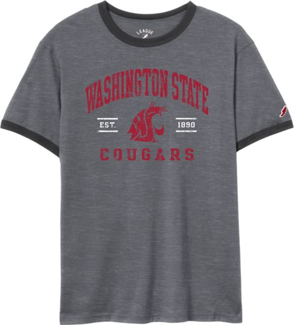 Washington State University Cougars Ringer Short Sleeve T-Shirt