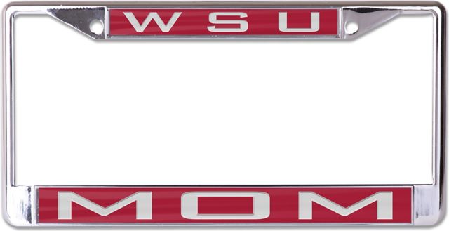 Washington State University Mom License Plate Frame