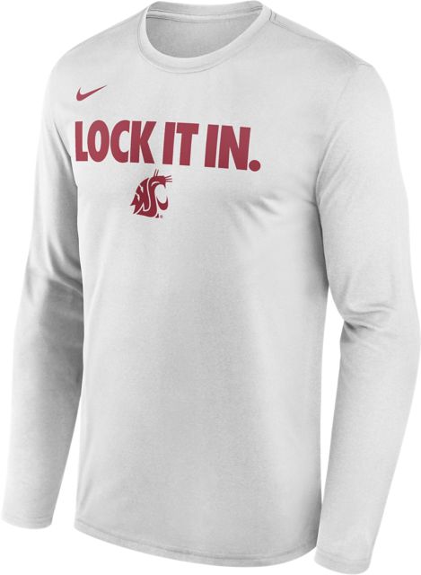 Washington State University Basketball Long Sleeve Bench T-Shirt