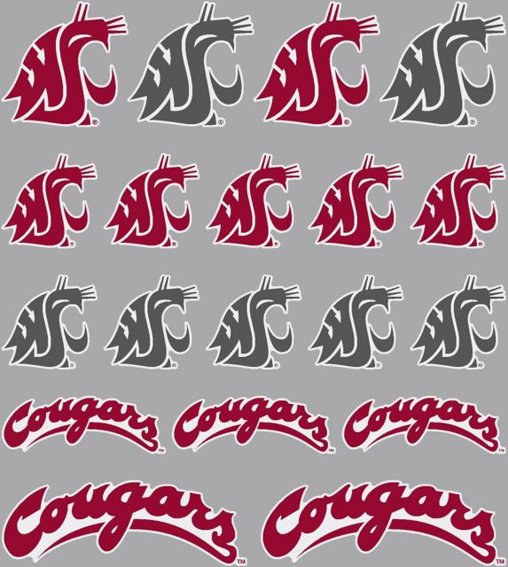 Washington State University Sticker Sheet